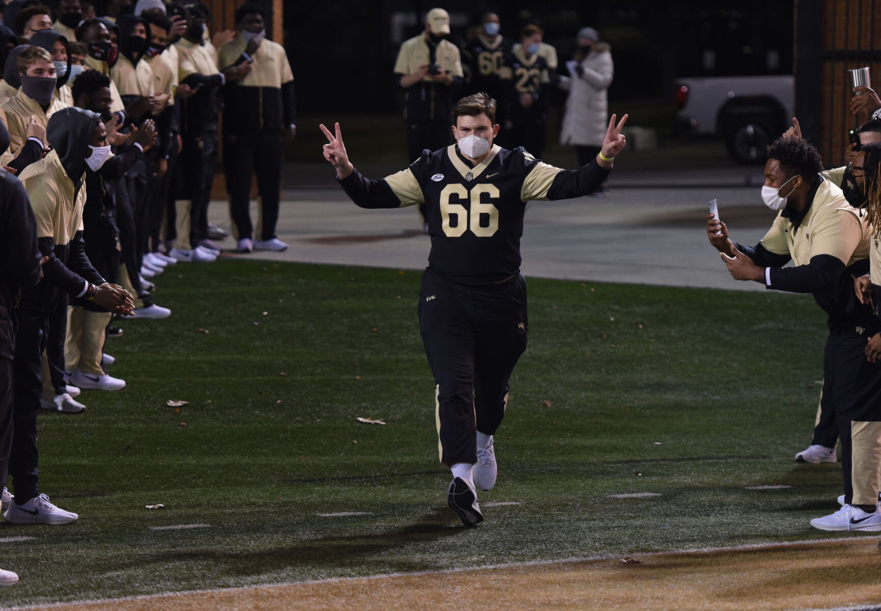 Wake Forest football senior night